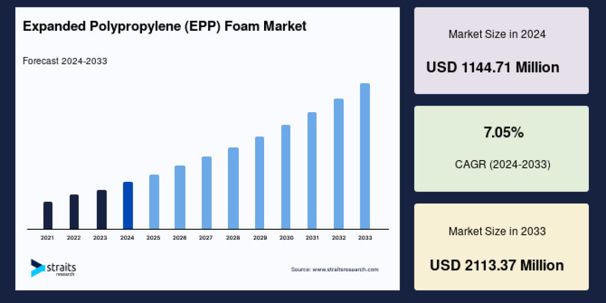 Expanded Polypropylene (EPP) Foam Market Size, Share, and Growth Insights for 2025–2033