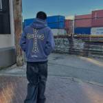 pink chrome hearts hoodie