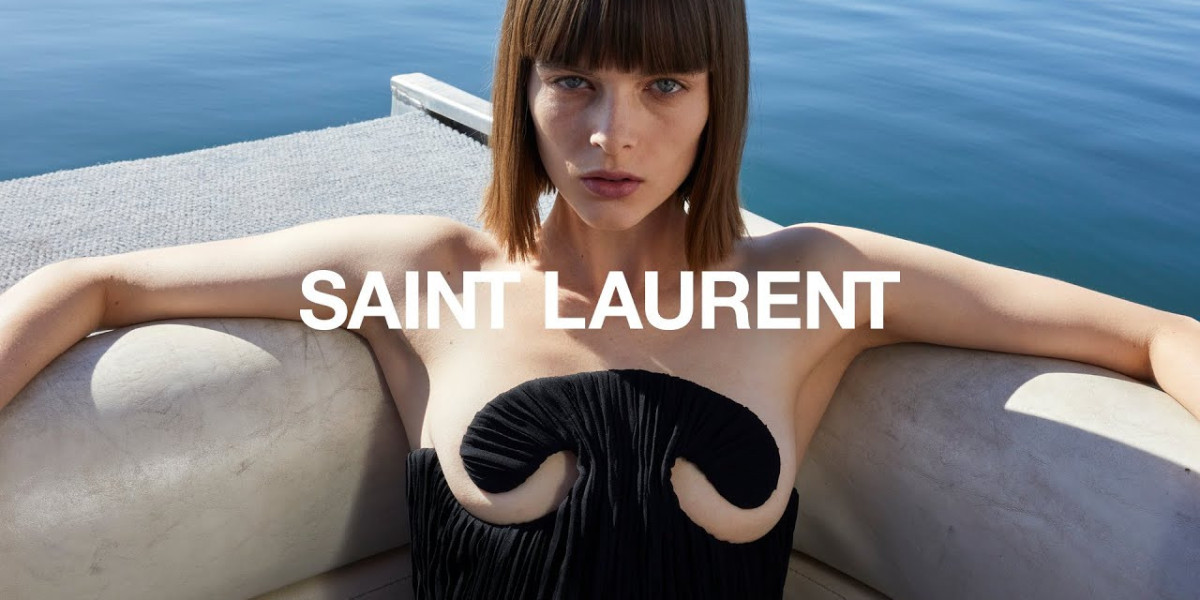 Saint Laurent closet with a pile of clothes in your wake